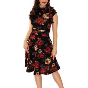 NWT 2XL Retrolicious Rose Bombshell dress